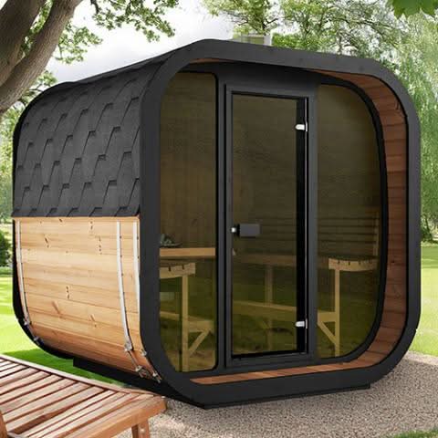 SaunaLife Saunas SaunaLife Model CL7G 6 Person Cube-Series Outdoor Sauna Kit