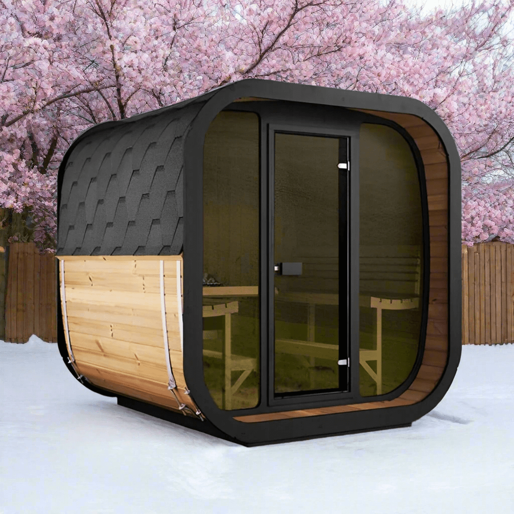 SaunaLife Saunas SaunaLife Model CL7G 6 Person Cube-Series Outdoor Sauna Kit