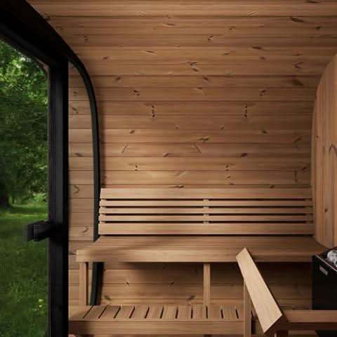 SaunaLife Saunas SaunaLife Model CL7G 6 Person Cube-Series Outdoor Sauna Kit