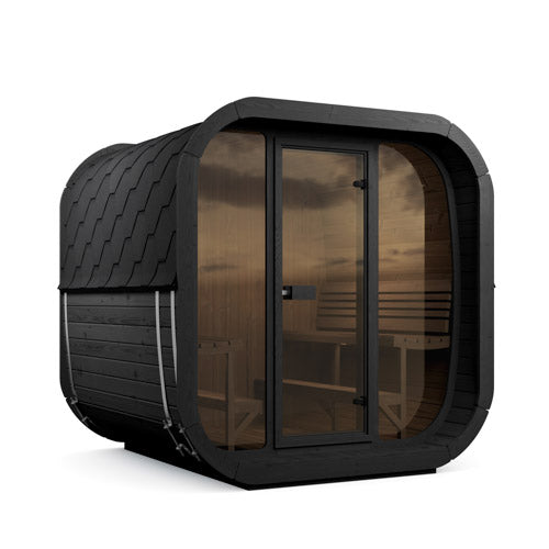 SaunaLife Saunas SaunaLife Model CL7GB 6 Person Cube-Series Outdoor Traditional Sauna Kit (Paint Included)