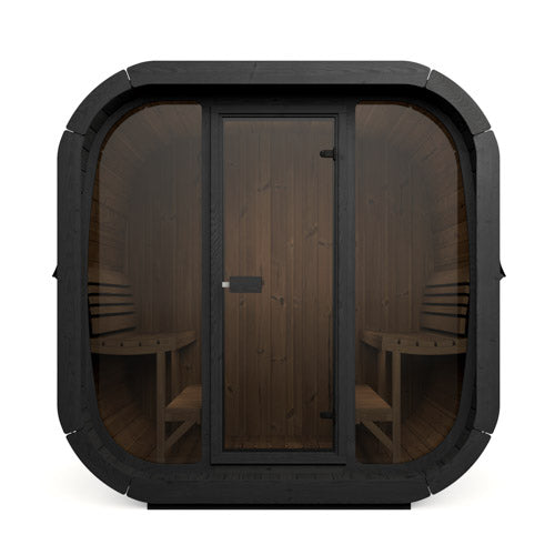 SaunaLife Saunas SaunaLife Model CL7GB 6 Person Cube-Series Outdoor Traditional Sauna Kit (Paint Included)