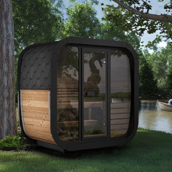 SaunaLife Saunas SaunaLife Model CL4G 3 Person Cube-Series Outdoor Sauna Kit