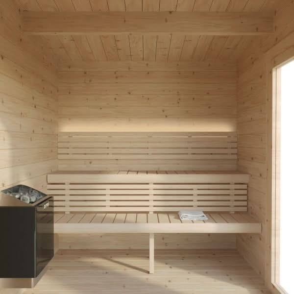 SaunaLife Saunas SaunaLife Model G4 6-Person Garden Series Outdoor Home Sauna Kit
