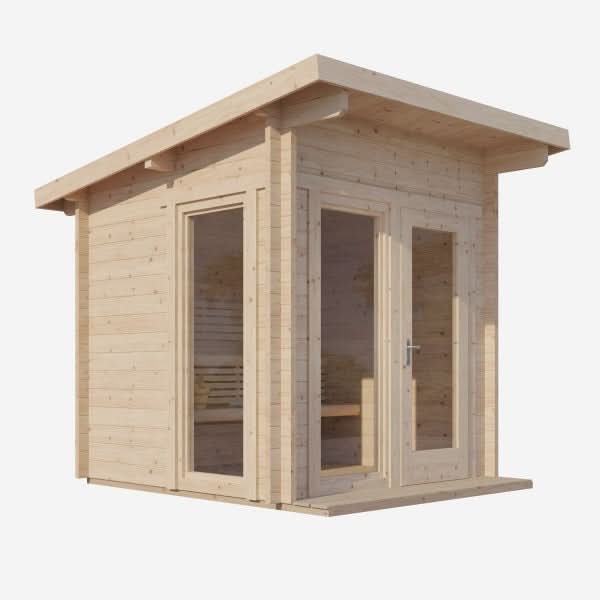 SaunaLife Saunas SaunaLife Model G4 6-Person Garden Series Outdoor Home Sauna Kit