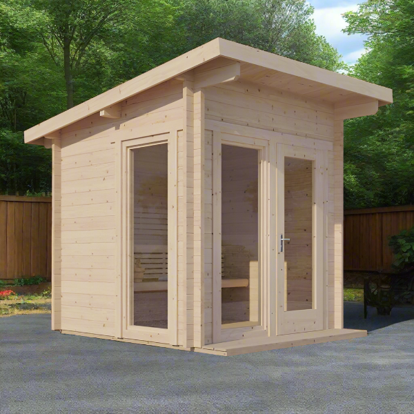 SaunaLife Saunas SaunaLife Model G4 6-Person Garden Series Outdoor Home Sauna Kit