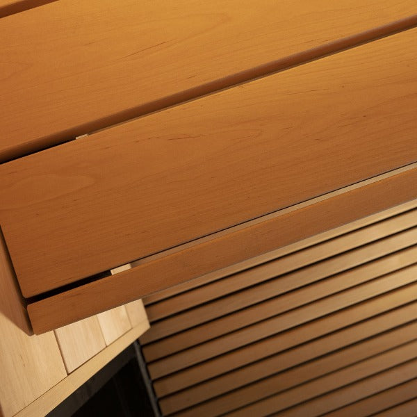 SaunaLife Model G6 Pre-Assembled Outdoor Home Sauna - My Sauna World