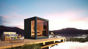 SaunaLife Model G6 Pre-Assembled Outdoor Home Sauna - My Sauna World