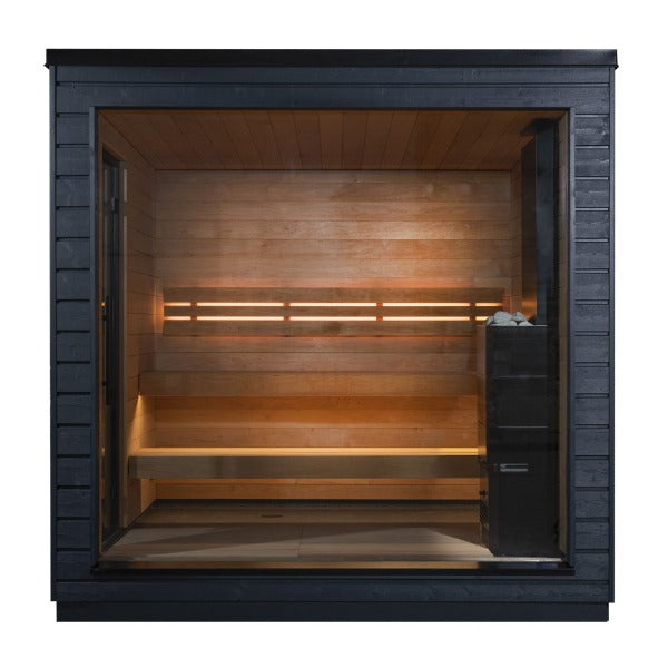 SaunaLife Model G6 Pre-Assembled Outdoor Home Sauna - My Sauna World