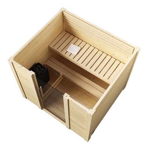 SaunaLife Saunas SaunaLife Model G2 4 Person Outdoor Home Sauna Kit