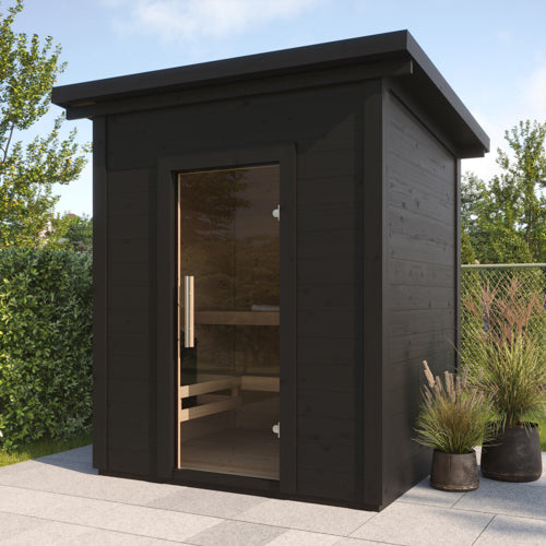 SaunaLife Saunas SaunaLife Model G2B 4 Person Garden Series Outdoor Sauna (Paint Included)
