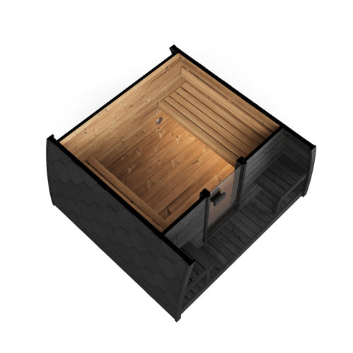 SaunaLife Saunas SaunaLife Model G3B 6 Person Garden Series Outdoor Traditional Sauna Kit (Paint Included)