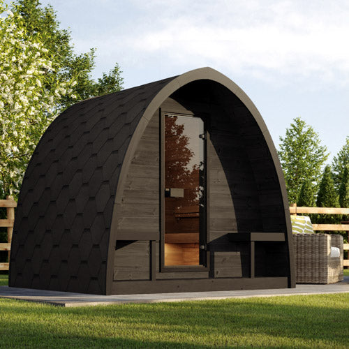 SaunaLife Saunas SaunaLife Model G3B 6 Person Garden Series Outdoor Traditional Sauna Kit (Paint Included)