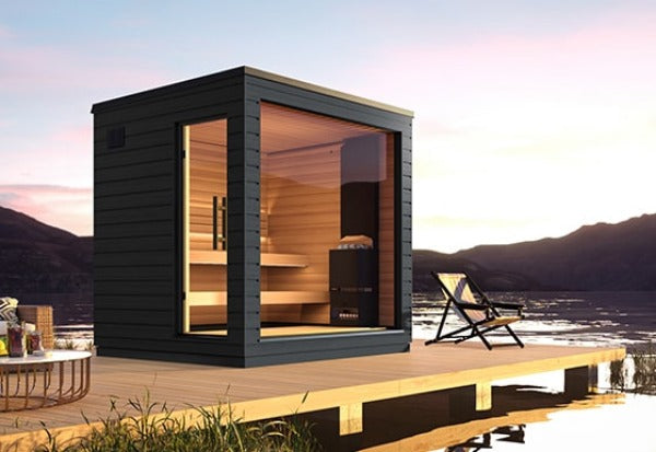 SaunaLife Model G6 Pre-Assembled Outdoor Home Sauna - My Sauna World