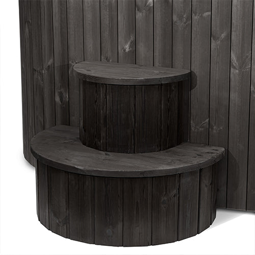 SaunaLife Cold Plunge Tubs SaunaLife Model S2B 2-Person Cold/Hot Immersion Tub Package Black