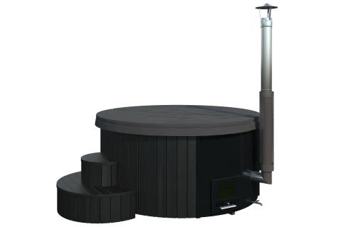 SaunaLife Hot Tubs SaunaLife Model S4B 6-Persons Soak-Series Home Wood-Burning Hot Tub