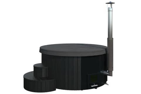 SaunaLife Hot Tubs SaunaLife Model S4B 6-Persons Soak-Series Home Wood-Burning Hot Tub
