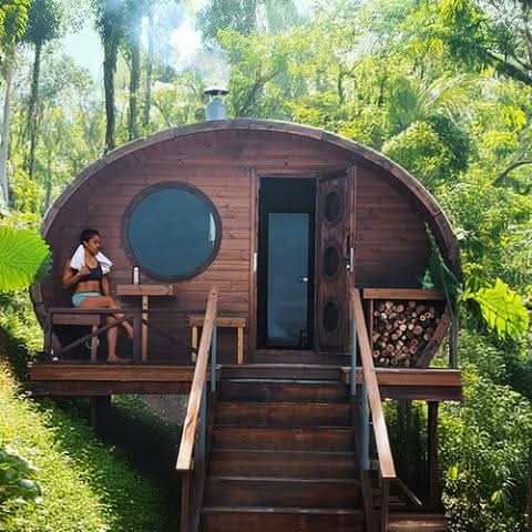 SaunaLife Saunas SaunaLife Model G11 8 Person Outdoor Sauna