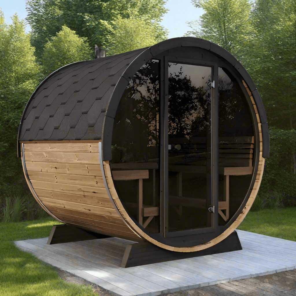 SaunaLife Saunas SaunaLife Model EE8G 6 Person Sauna Barrel