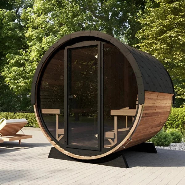 SaunaLife Saunas SaunaLife Model EE8G 6 Person Sauna Barrel