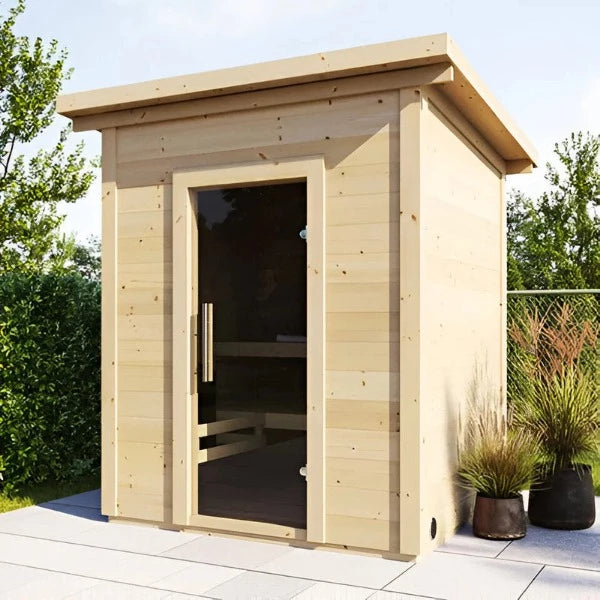 SaunaLife Saunas SaunaLife Model G2 4 Person Outdoor Home Sauna Kit