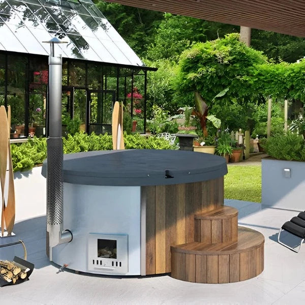 SaunaLife Hot Tubs SaunaLife Model S4N Wood-Fired Hot Tub