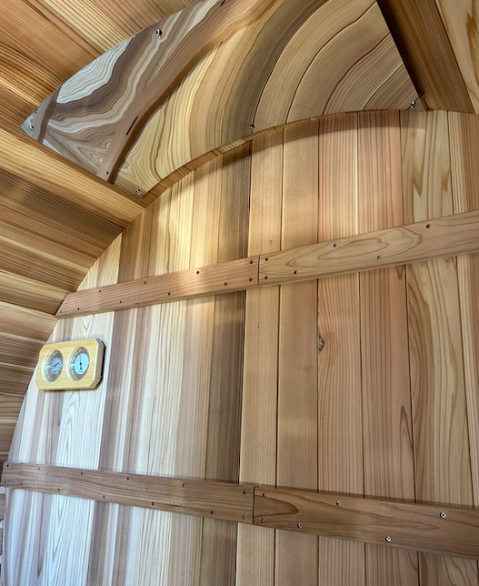 Sauna Shield Accessories Sauna Shield Barrel Sauna Heat Shield