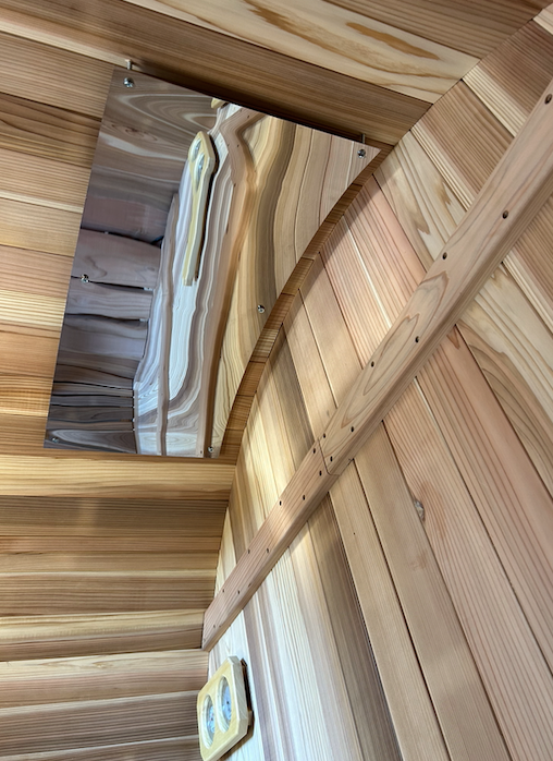 Sauna Shield Accessories Sauna Shield Barrel Sauna Heat Shield