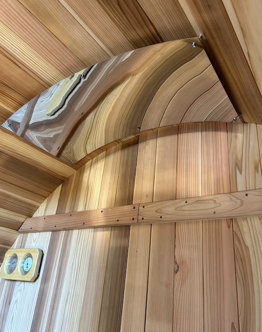 Sauna Shield Accessories Sauna Shield Barrel Sauna Heat Shield