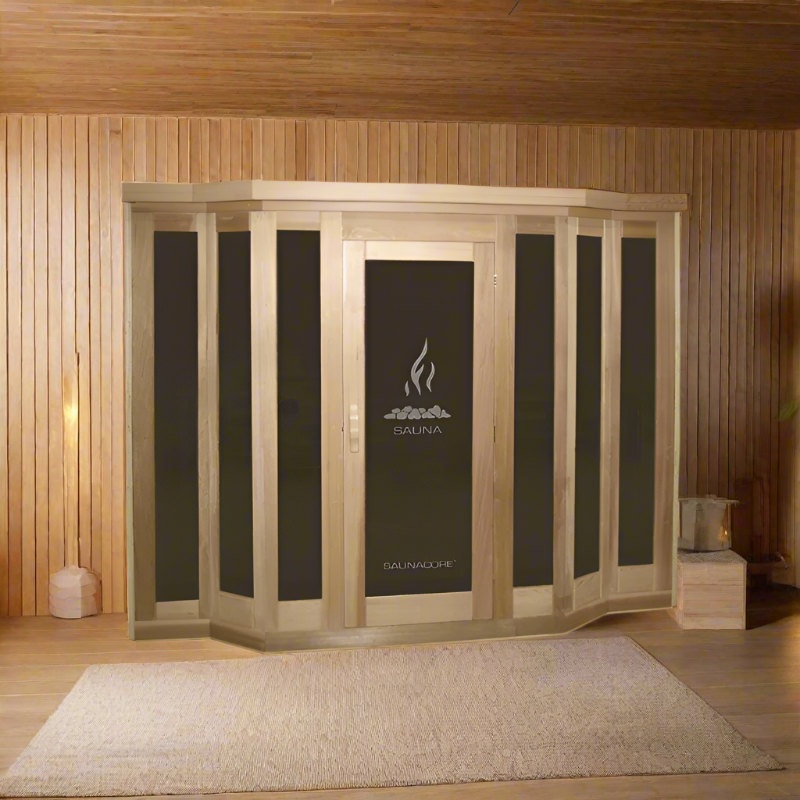 Saunacore Vu-Classic Style Sauna V7x10 - My Sauna World