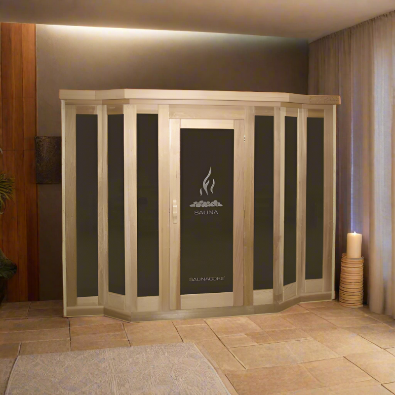 Saunacore Saunas Saunacore Vu-Classic Style Sauna V8x8