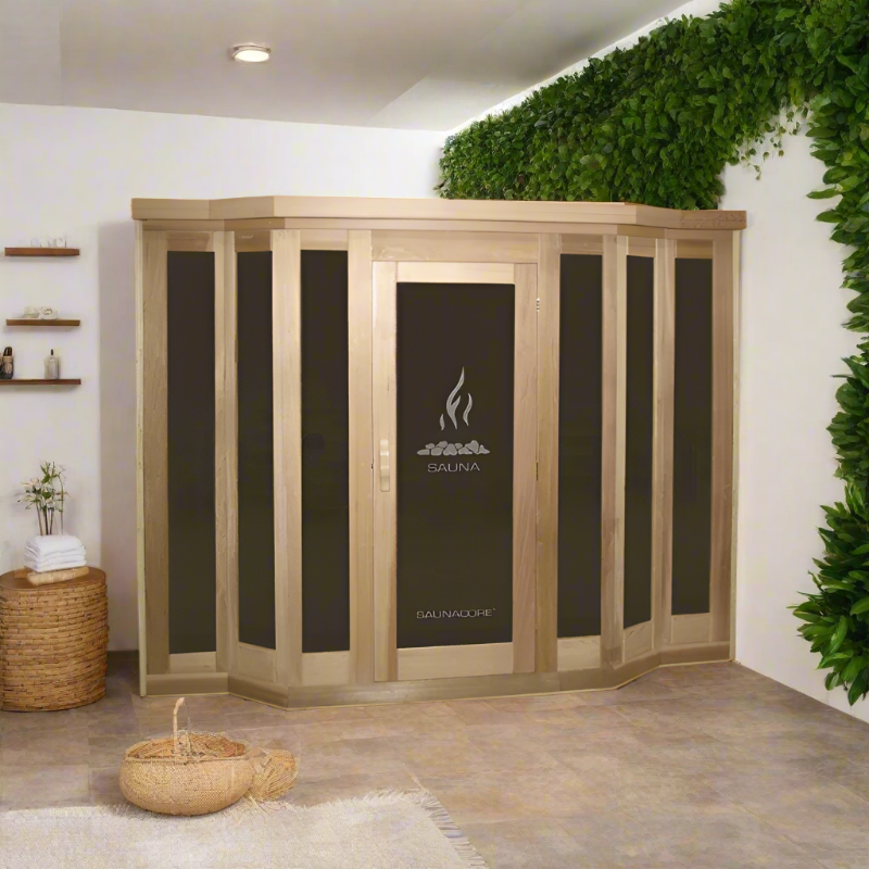 Saunacore Saunas Saunacore Vu-Classic Style Sauna V4x8