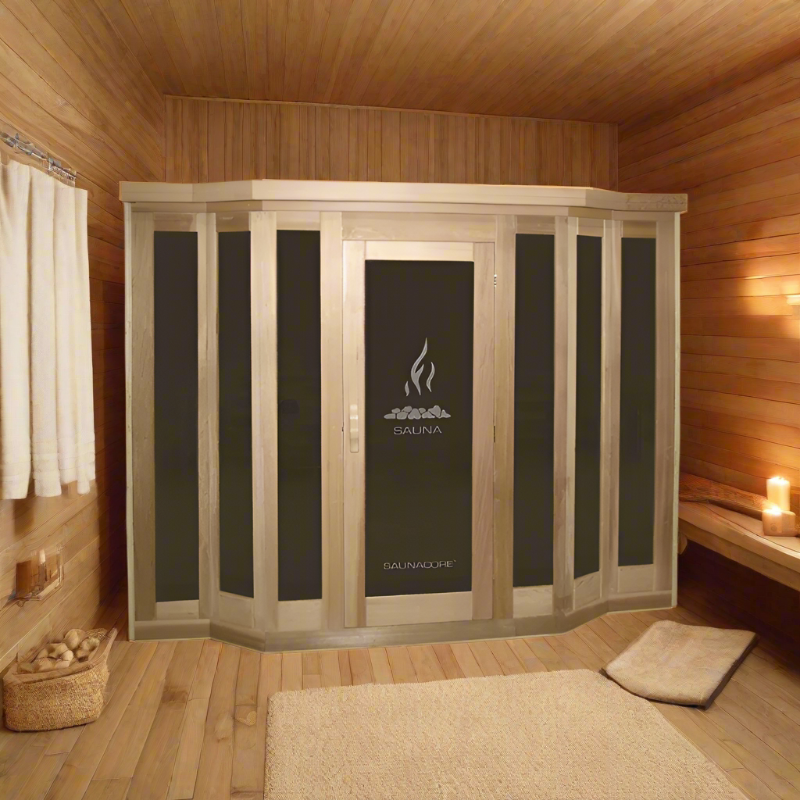Saunacore Saunas Saunacore Vu-Classic Style Sauna V7x8