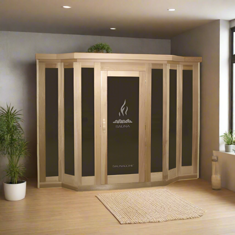 Saunacore Saunas Saunacore Vu-Classic Style Sauna V8x10