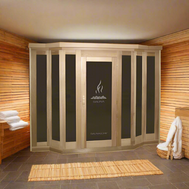 Saunacore Saunas Saunacore Vu-Classic Style Sauna V7x8