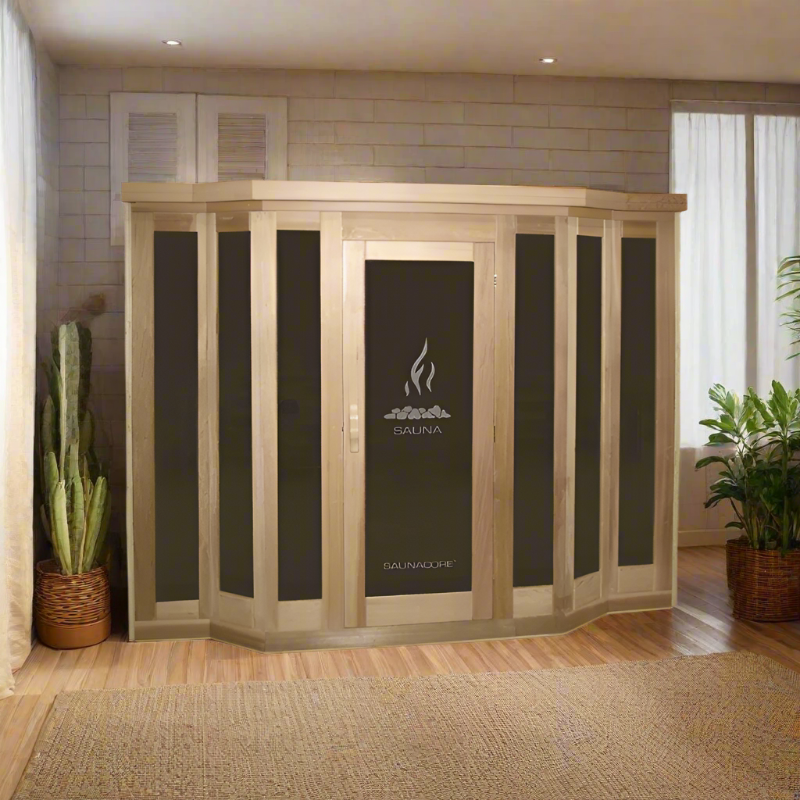 Saunacore Saunas Saunacore Vu-Classic Style Sauna V5x8