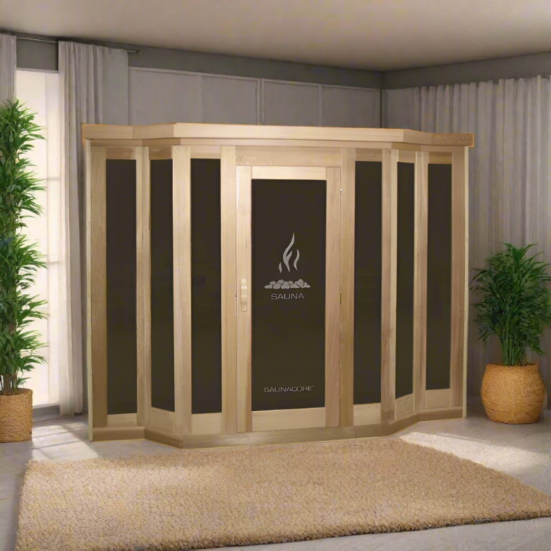 Saunacore Saunas Saunacore Vu-Classic Style Sauna V4x8