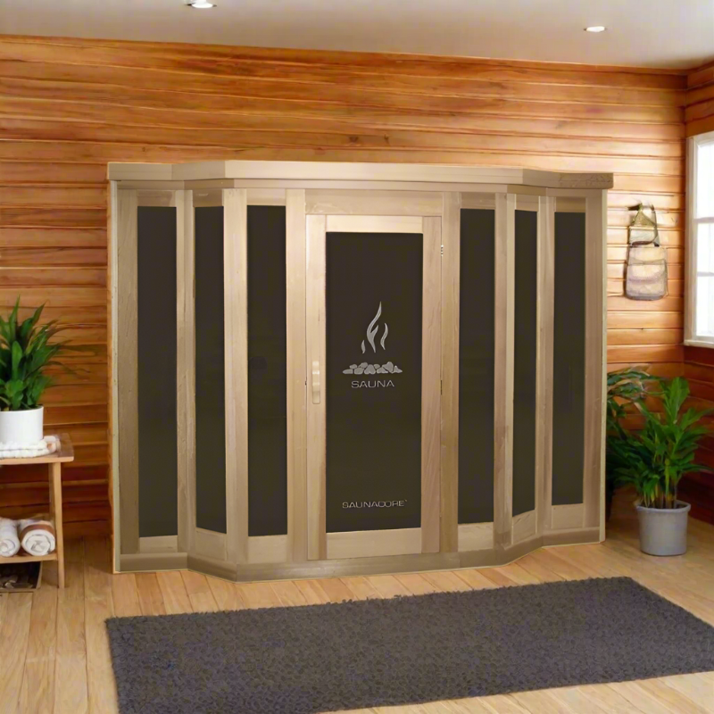 Saunacore Saunas Saunacore Vu-Classic Style Sauna V6x8