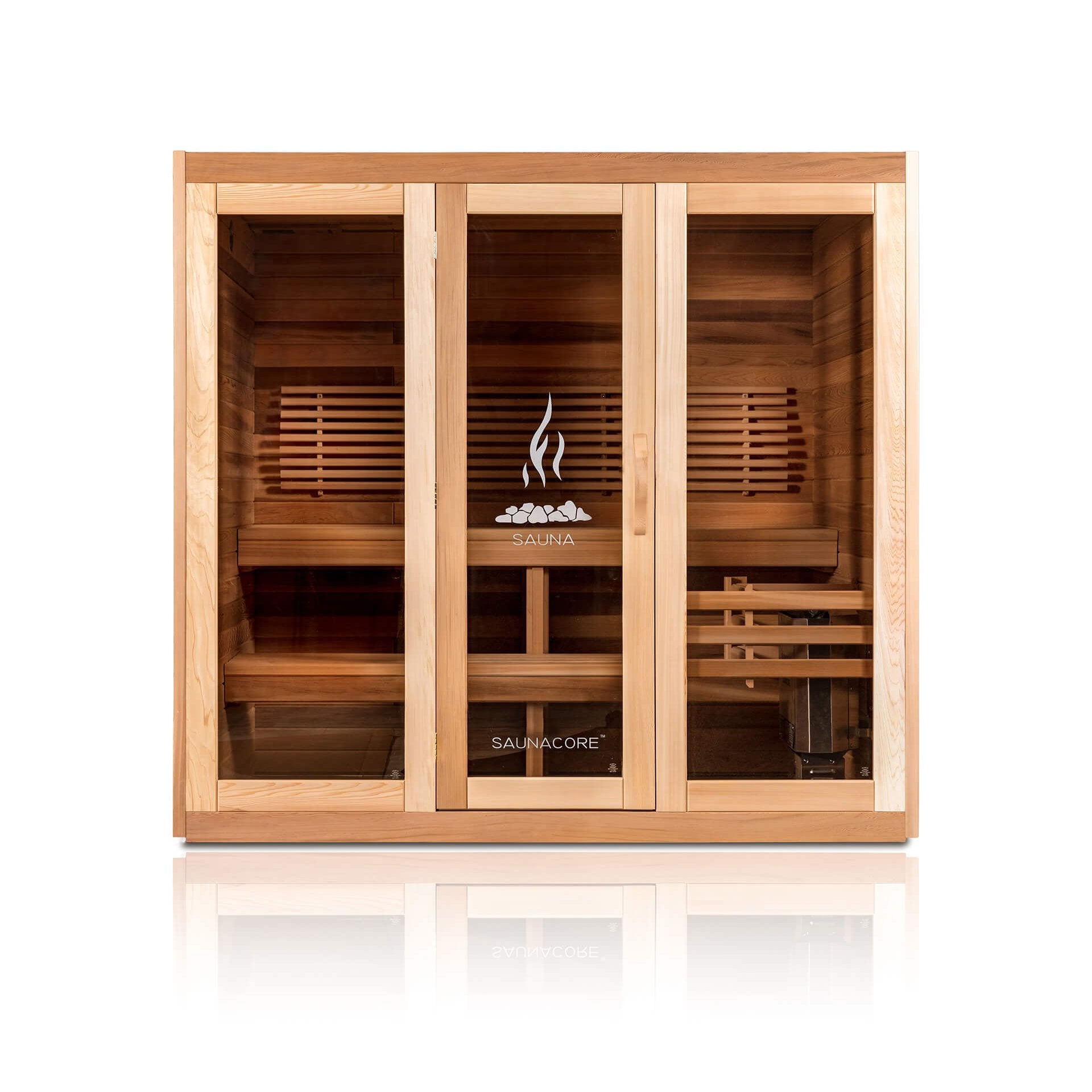 Saunacore Traditional Modular Series C8X8 with with 9kW SE Heater - My Sauna World
