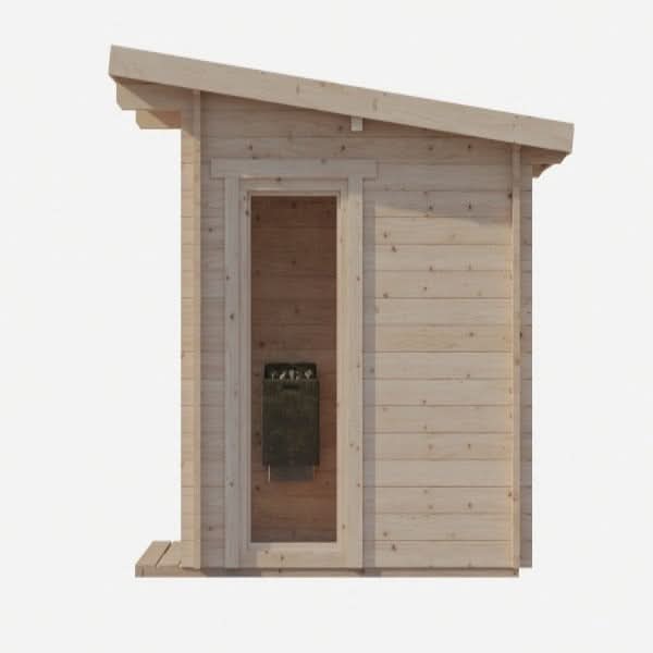 SaunaLife Saunas SaunaLife Model G4 6-Person Garden Series Outdoor Home Sauna Kit