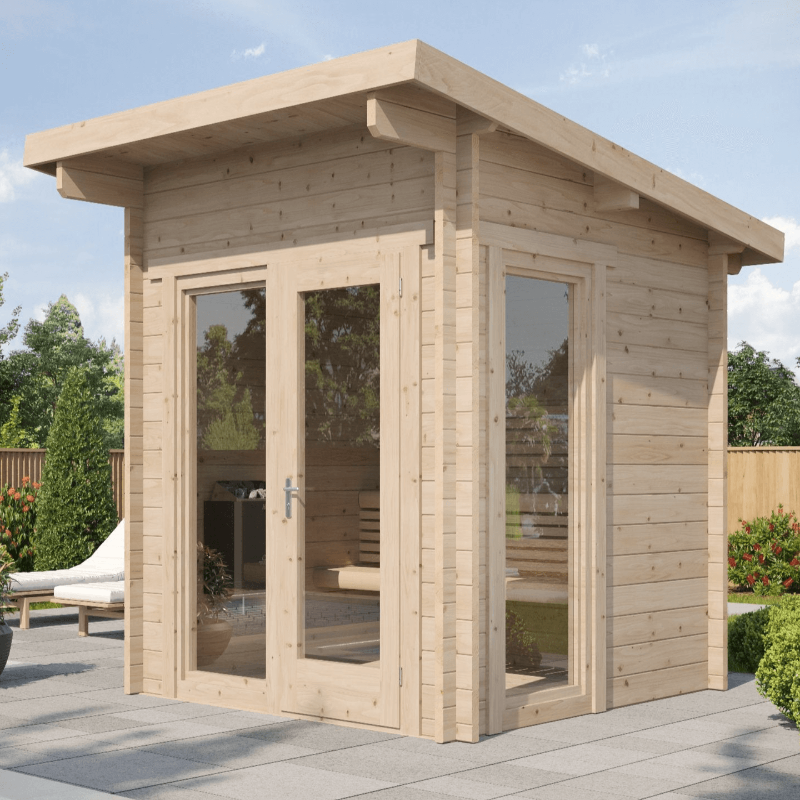 SaunaLife Saunas SaunaLife Model G4 6-Person Garden Series Outdoor Home Sauna Kit