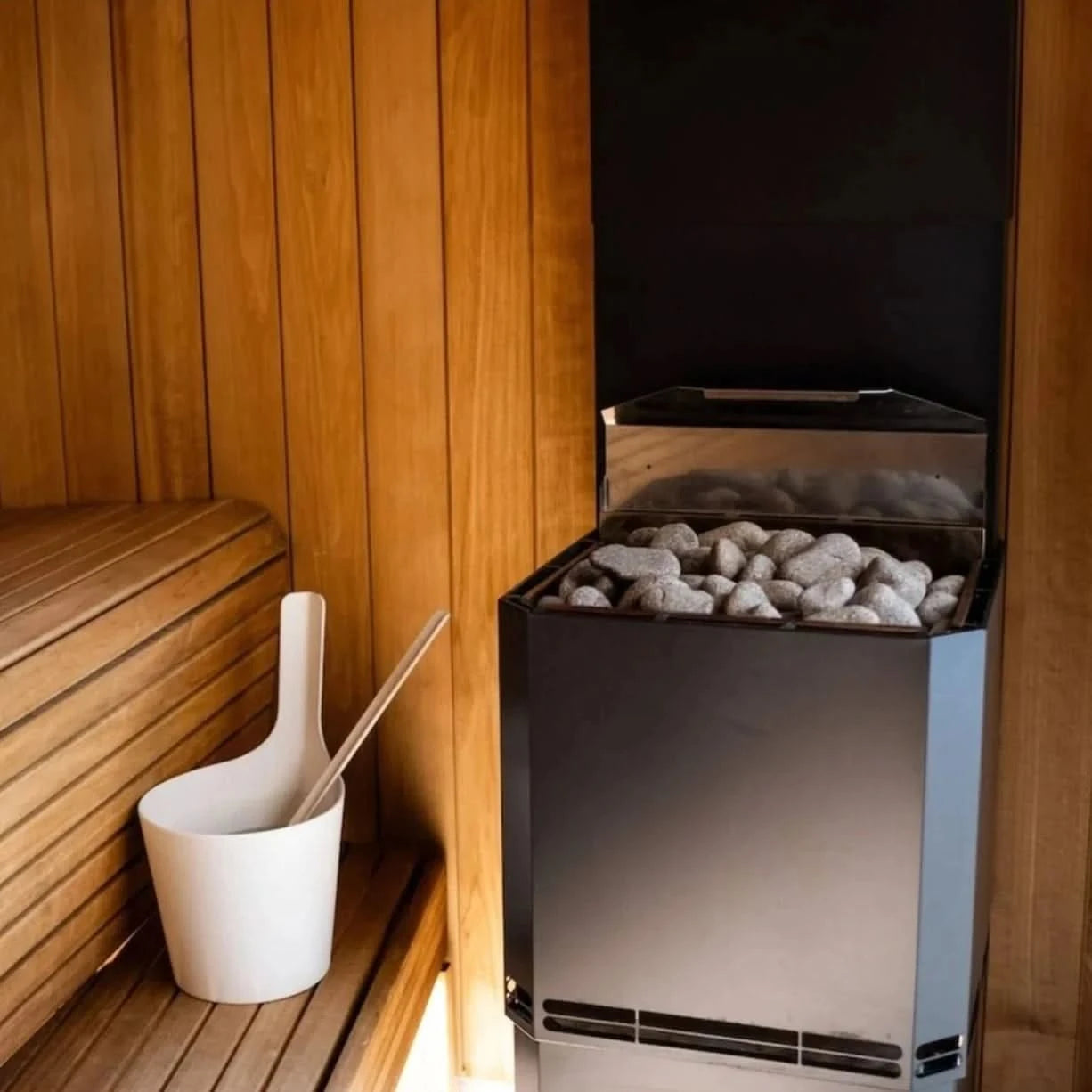 Saunum Heaters Saunum Air L 10 Series Sauna Heater w/Climate Equalizer, Black