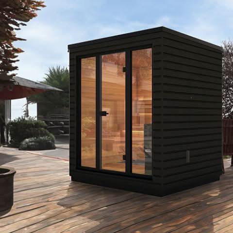 Saunum Saunas Saunum Classic 2-3 Person Mini Outdoor Cabin Sauna