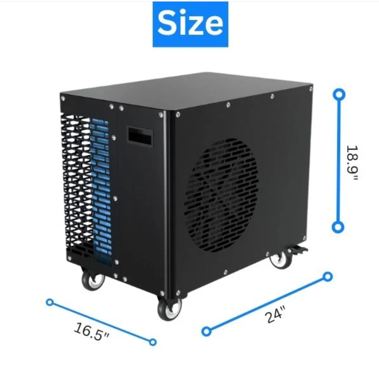 Warrior Willpower Chillers Warrior Max 1 HP Smart Water Chiller + Heater Bundle