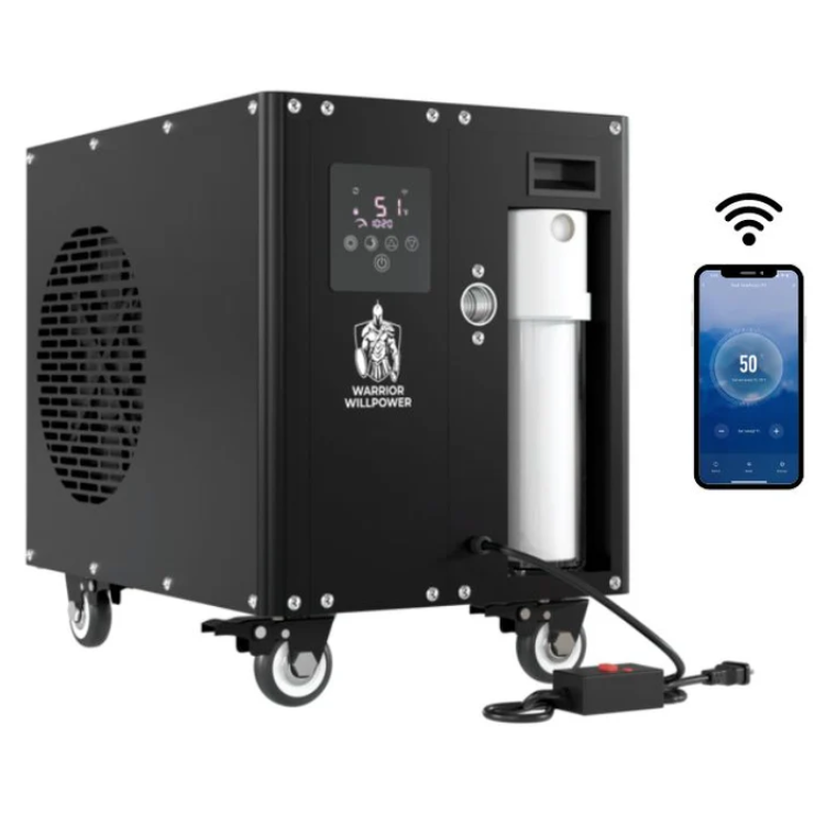 Warrior Willpower Chillers Warrior Max 1 HP Smart Water Chiller + Heater Bundle