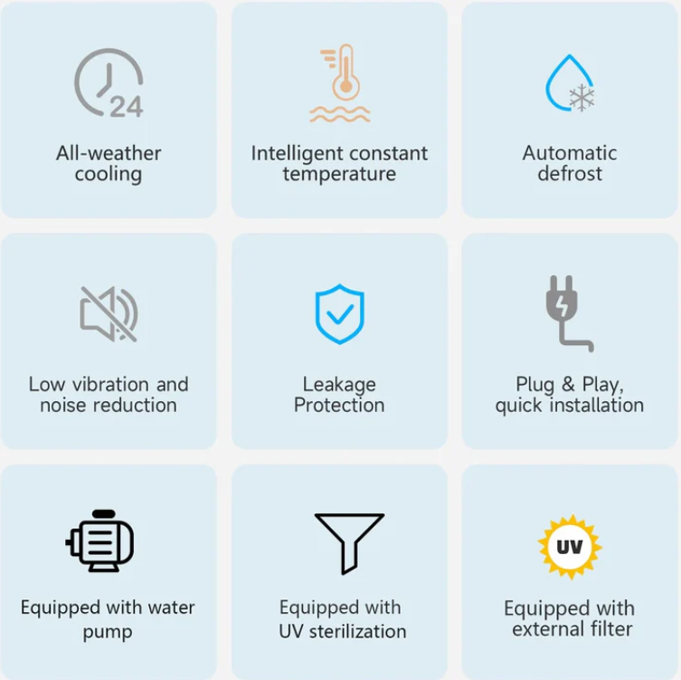 Warrior Willpower Chillers Warrior Max 1 HP Smart Water Chiller + Heater Bundle