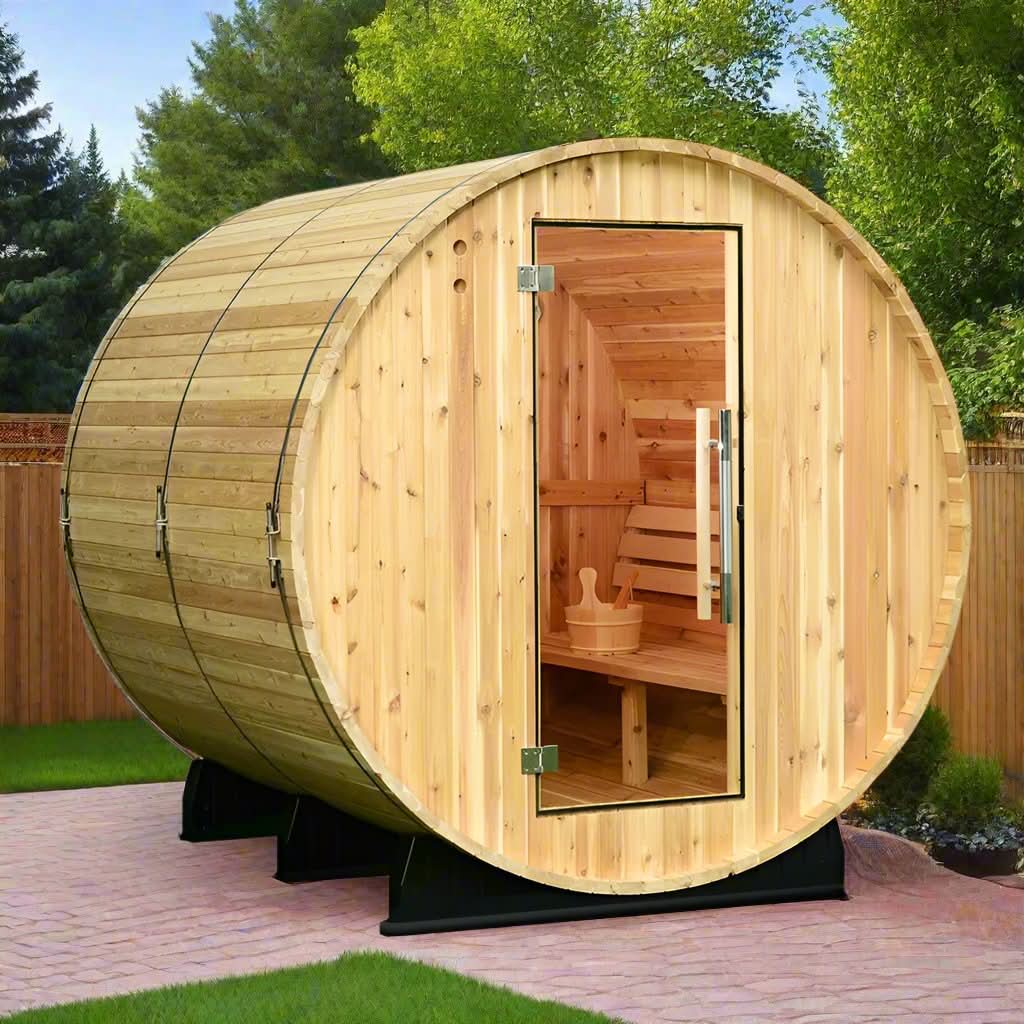 Almost Heaven Saunas Almost Heaven Seneca 6 Person Outdoor Sauna
