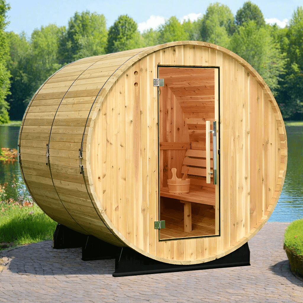 Almost Heaven Saunas Almost Heaven Seneca 6 Person Outdoor Sauna