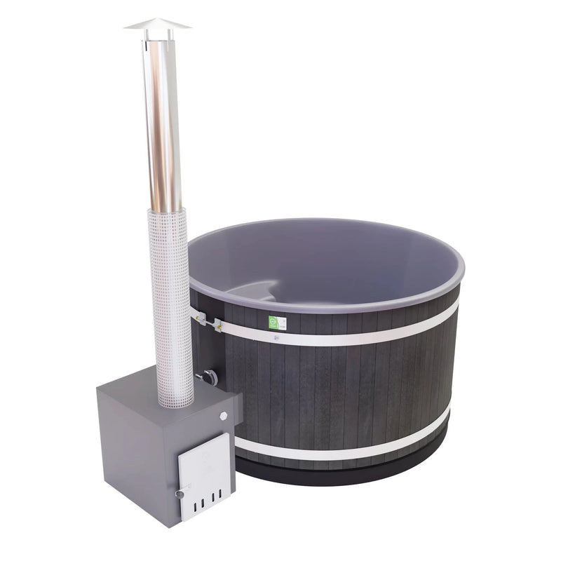 Almost Heaven Hot Tubs Almost Heaven Serenity 4 Person Wood Fired Hot Tub