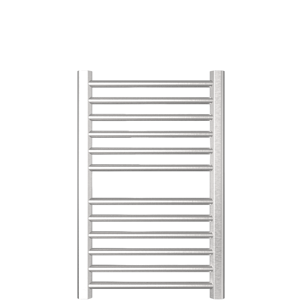 Amba Sauna Accessories S2132B.2 - Brushed Amba Sirio S2132 12 Bar Hardwired Towel Warmer