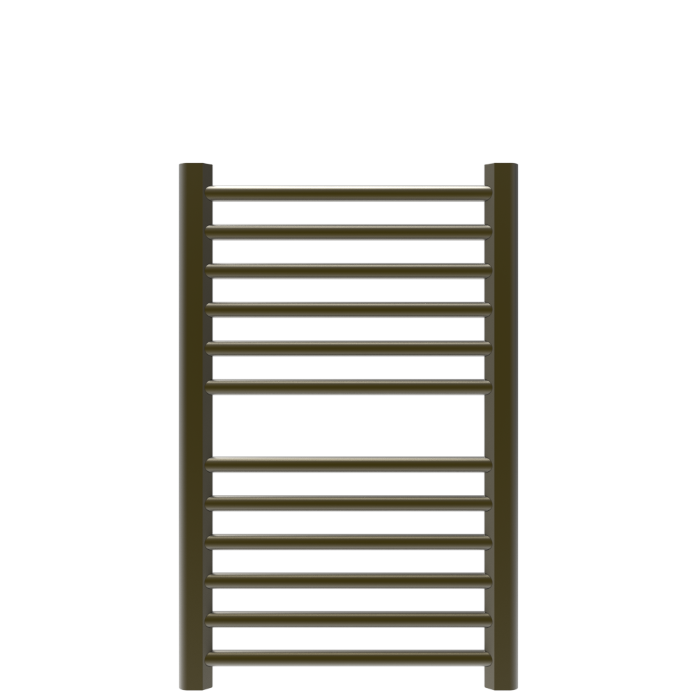Amba Sauna Accessories S2132BB.2 - Brushed Bronze Amba Sirio S2132 12 Bar Hardwired Towel Warmer